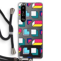 8-bit N°7: Sony Xperia 1 III Transparant Hoesje met koord