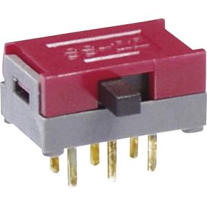 NKK Switches SS22SDP2 SS22SDP2 Schuifschakelaar 30 V/DC 0.1 A 2x aan/aan 1 stuk(s)