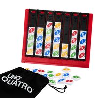 Games UNO Quatro Kaartspel Spel met als doel het uitspelen van alle kaarten (zoals "pesten") - thumbnail