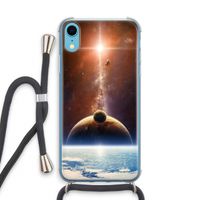 Omicron 2019: iPhone XR Transparant Hoesje met koord