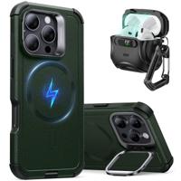 iPhone 16 Pro Max Cyber Protection Bundle (HaloLock) Dark Green