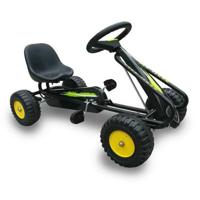 Pedalauto Go Kart Black