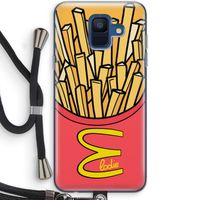 McElodie: Samsung Galaxy A6 (2018) Transparant Hoesje met koord