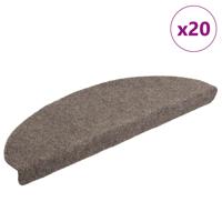 Trapmatten zelfklevend 20 st 65x21x4 cm crèmekleurig