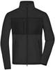 James & Nicholson JN1312 Men´s Fleece Jacket - /Black/Black - 3XL