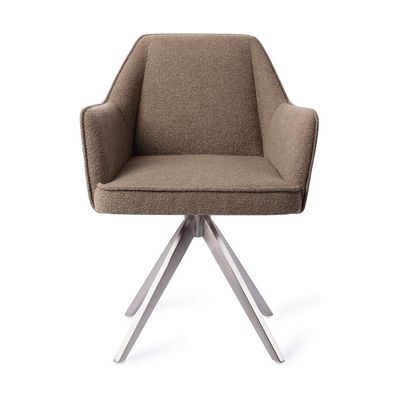 Jesper Home Tome eetkamerstoel Idaho Potato turn steel