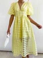 Plain Loose Vacation Dress With No wedding guest dress