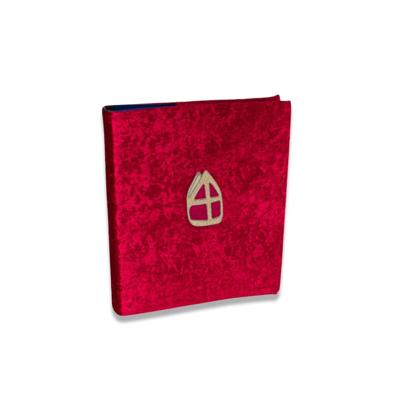 Boekomslag - voor het grote boek van Sinterklaas - rood - 32 x 55 cm