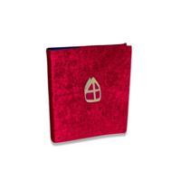 Boekomslag - voor het grote boek van Sinterklaas - rood - 32 x 55 cm