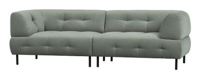 WOOOD Bank 'Lloyd' 4-zits, Velvet, kleur Waterplant