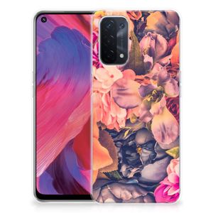 OPPO A74 5G | A54 5G TPU Case Bosje Bloemen