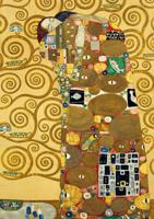 Kunstdruk Gustav Klimt - Die Erfüllung 21x29.7cm