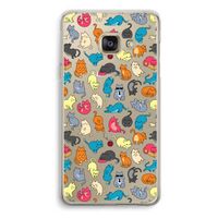 Kleurrijke katten: Samsung A3 (2017) Transparant Hoesje