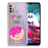 Motorola Moto G30 | G10 | Siliconen Case | Donut Roze