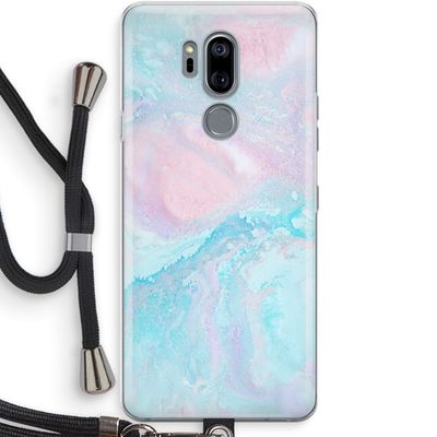 Fantasie pastel: LG G7 Thinq Transparant Hoesje met koord
