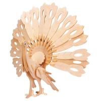 Eureka Gepetto's workshop houten bouwpakket 3d - pauw