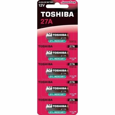 Oplaadbare Batterijen Toshiba 27A 12 V (5 Stuks)