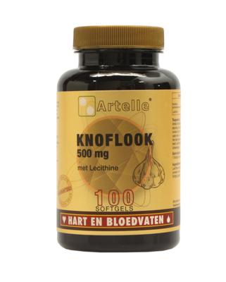 Artelle Knoflook 500mg + 250mg lecithine 100 Softgels Artelle Knoflook 500mg + 250mg lecithine 100 Softgels