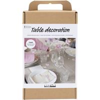 Creativ Company Hobbyset tafeldecoratie, pastelkleuren, 1 doos