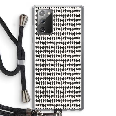 Crazy shapes: Samsung Galaxy Note 20 / Note 20 5G Transparant Hoesje met koord