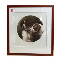 Schilderij met Lijst glas Honden