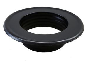 Afwerkrozet Ø100mm - Zwart