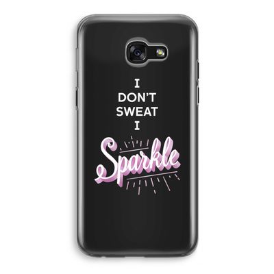 Sparkle quote: Samsung Galaxy A5 (2017) Transparant Hoesje