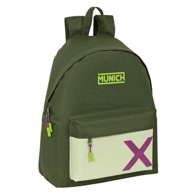Schoolrugzak Munich Bright khaki Groen 33 x 42 x 15 cm