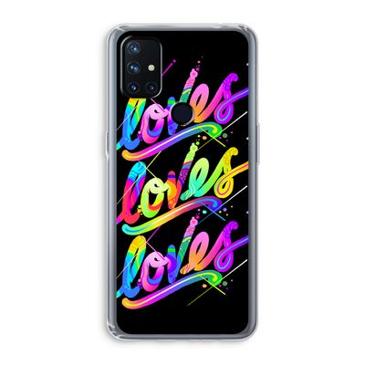 Loves: OnePlus Nord N10 5G Transparant Hoesje
