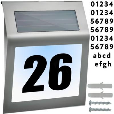 Solar Huisnummer met Verlichting