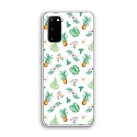 Ananas bladeren: Samsung Galaxy S20 Transparant Hoesje