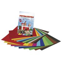 Rayher Fotokarton in A3 formaat - 10x vellen - verschillende kleuren - 300 grams