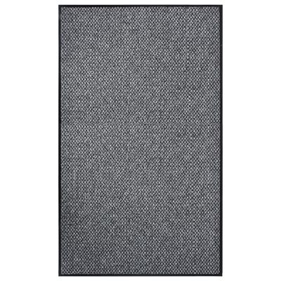 VidaXL Deurmat 90x150 cm grijs