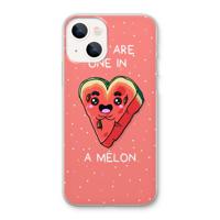 One In A Melon: iPhone 13 Transparant Hoesje