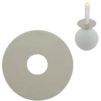 Stjernsund kaarsenring loua grijs glans 9 cm | 24 stuks