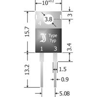 TRU COMPONENTS Schottky barrière gelijkrichter diode TC-SBT1040 TO-220AC 40 V 10 A - thumbnail