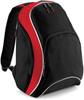 Atlantis BG571 Teamwear Backpack - Black/Classic-Red/White - 32 x 45 x 23 cm