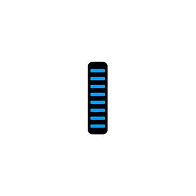 RRP Proguard bolt on v1 - front - sticker - mini - cyan