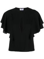 Filippa K blouse à manches volantées - Noir