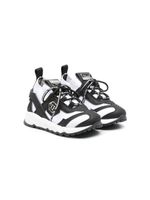 Philipp Plein Junior baskets Runner Hexagon à lacets - Noir