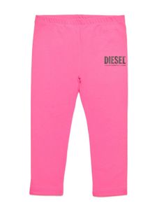 Diesel Kids legging en jersey à logo imprimé - Rose