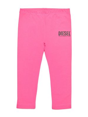 Diesel Kids legging en jersey à logo imprimé - Rose