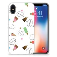 Apple iPhone X | Xs | Siliconen Case | IJsjes