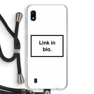 Link in bio: Samsung Galaxy A10 Transparant Hoesje met koord