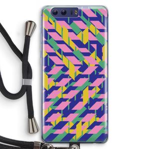 Skew Blush 1: Honor 9 Transparant Hoesje met koord