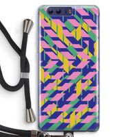Skew Blush 1: Honor 9 Transparant Hoesje met koord