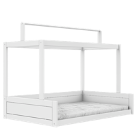 Lifetime Montessoribed 120X200 met dakconstructie