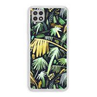 Tropical Palms Dark: Samsung Galaxy A22 4G Transparant Hoesje