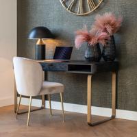 Richmond Sidetable 'Blackbone' Eikenhout en Staal, 140cm