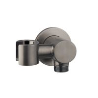 Doucheaansluiting BWS Cemal Handdouchehouder Rond Met Kantelbare Opsteek 1/2" Messing Gunmetal Boss & Wessing